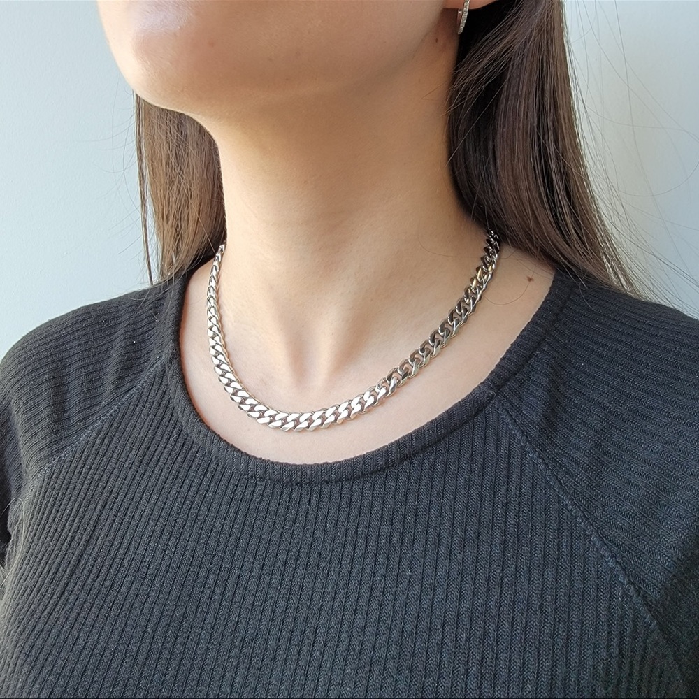 8mm Women’s Cuban Link Necklace